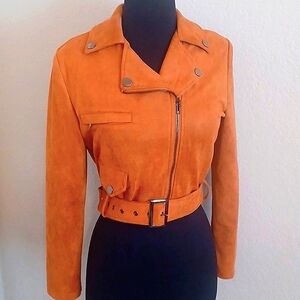 Carmel Suede Moto Jacket